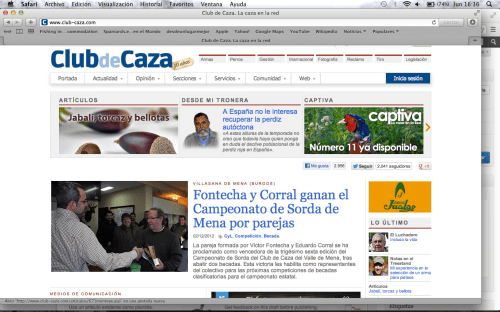 Club-Caza informa sobre el Campeonato de Sorda del Valle de Mena