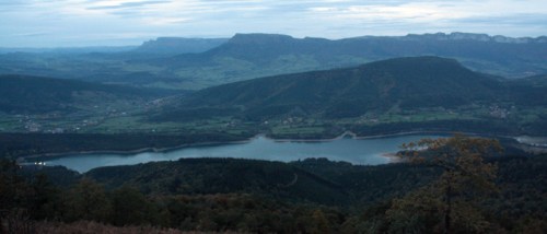 En balse de Ordunte, en el Valle de Mena
