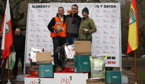 Podio XXII Campeonato de España de Becada